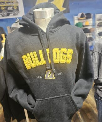 Black Hoodie with Bulldogs
