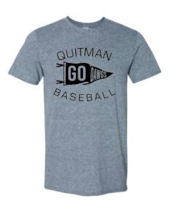 Quitman Grey Baseball shirt