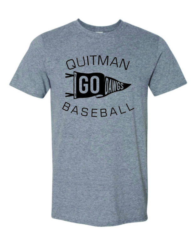 Quitman Grey Baseball shirt