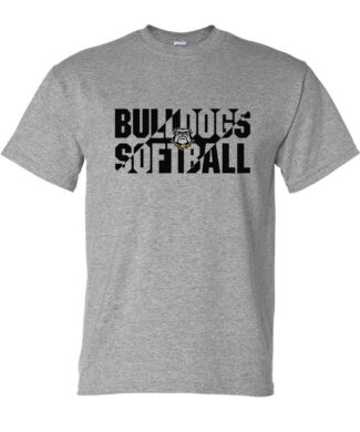 Quitman Softball T-shirt color:gray