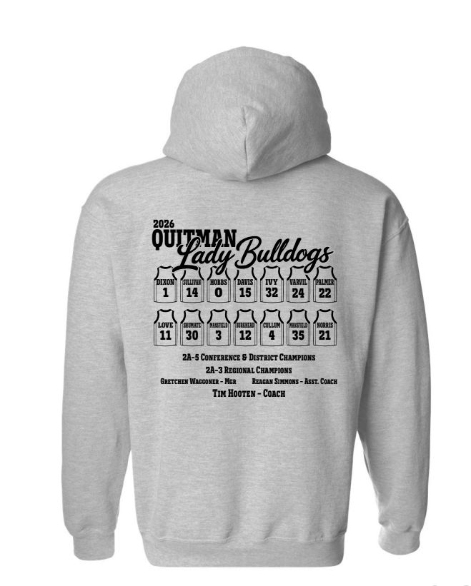 Lady Bulldog Hoodie Grey